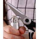 Tesoura Culinária de Cozinha Corta Frango Carne Peixes Quebra Nozes Inox