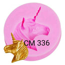 Molde Para Confeitaria ou Artesanato Cabeça de Unicórnio CM 336