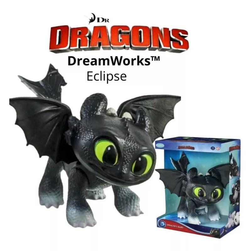 Brinquedo Como Treinar Seu Dragão Filhote Banguela Eclipse