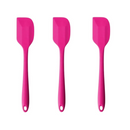 3 Espátulas 21 Cm Pão Duro Silicone Maciço Reforçada