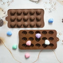Forma Molde de Silicone Conchas Chocolate Doce