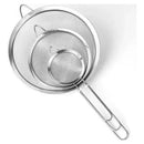 Kit Com 3 Peneiras de Aço Inoxidável - 8 Cm X 10 Cm X 12 Cm