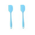 2 Espátulas 21 Cm Pão Duro Silicone Maciço Reforçada