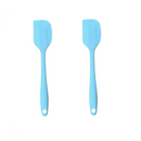 2 Espátulas 21 Cm Pão Duro Silicone Maciço Reforçada