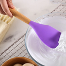 2 Espátulas Raspadora Pão Duro Madeira e Silicone