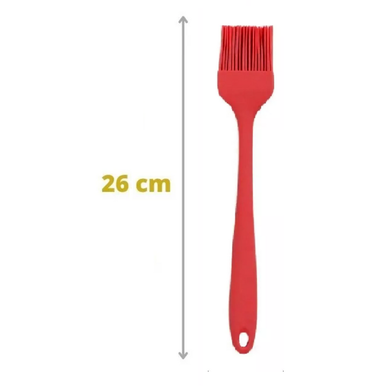 Pincel 26 Cm de Silicone Para Cozinha Confeitaria