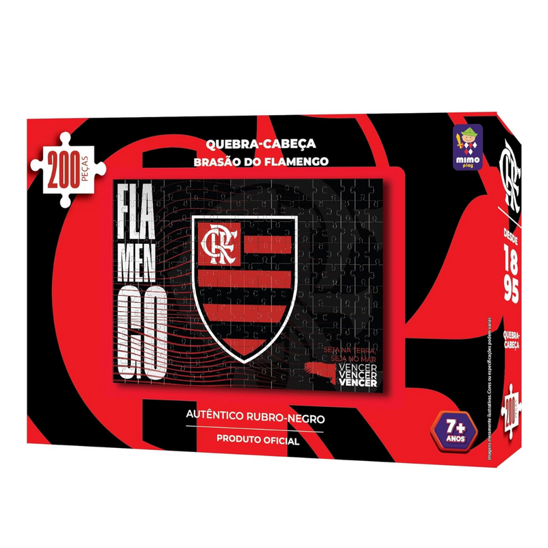 Quebra Cabeça colecionável Brasão Do Flamengo 200 pçs