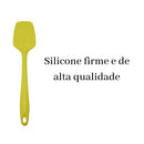 10 Espátulas De Cozinha Silicone Mutiuso Quadrada Maciço