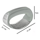 Espremedor Amassador de alho Manual em Aço Inox