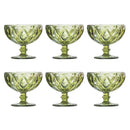 Jogo de Taças Sobremesa Vidro Primeira Linha Diamond