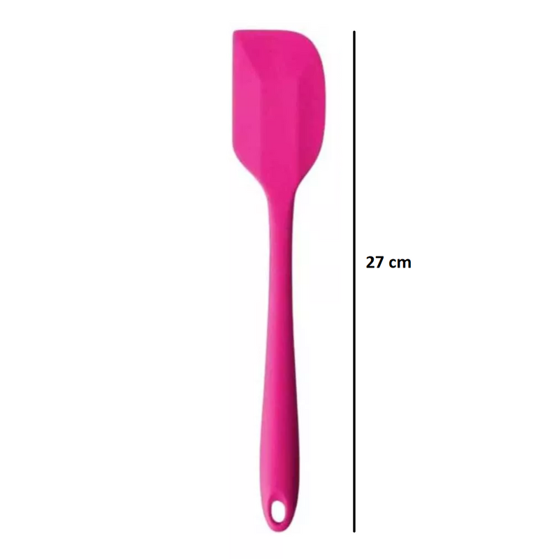 Kit Utensílios Espátula Silicone + Fouet Batedor de Claras