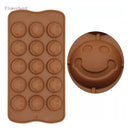 Molde Chocolate Doces Finos Emoji Carinha Confeitaria
