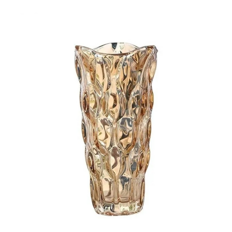 Vaso de Vidro Grosso Primeira Linha Flores Decoração Sala