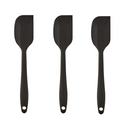 3 Espátulas 21 Cm Pão Duro Silicone Maciço Reforçada
