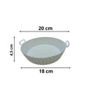 Forma Silicone Air Fryer Reutilizavel Protetor Microondas