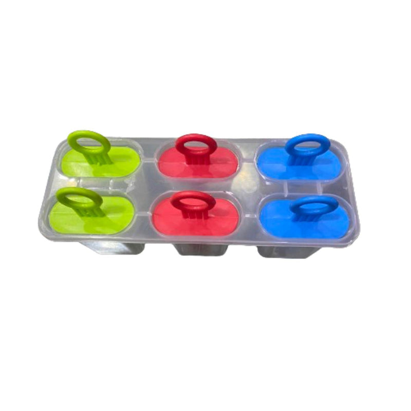 Forma de Plástico Para Picole Sorvete 6 Cavidades