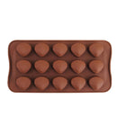 Forma Molde de Silicone Conchas Chocolate Doce