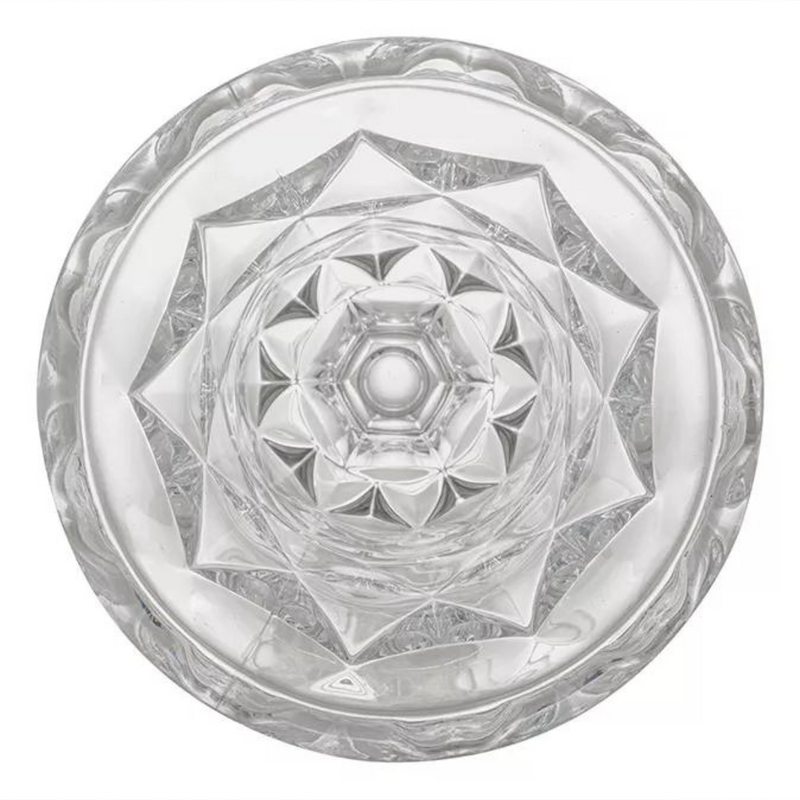 Vaso Para Decoração Cristal Vidro Grosso Primeira Linha Taça