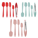 Kit Espátulas e Pegador em Silicone 5 Peças