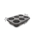 Forma Anti Aderente 6 Cavidades Petit Gateau Pão Queijo