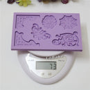 Molde de Silicone Para Confeitaria Com 6 Ornamentos CM 462