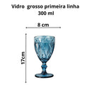 Jogo de Taças Vidro Primeira Linha Vinho Agua Linha Diamond