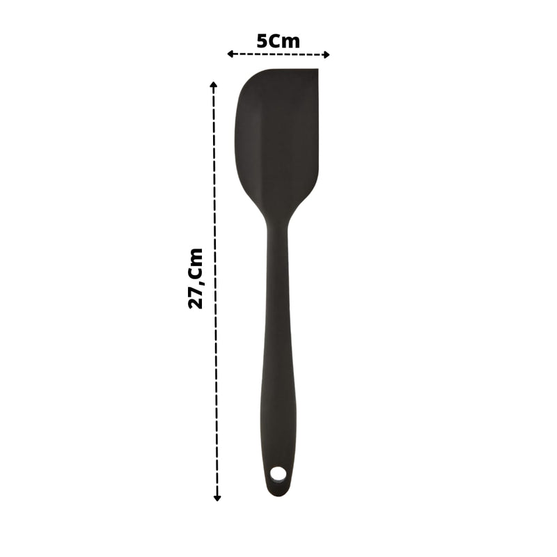 4 Espátulas 27 Cm Pão Duro Silicone Maciço Reforçada