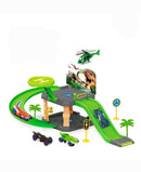 Brinquedo Pista Estacionamento Garagem Policia Hotwheels