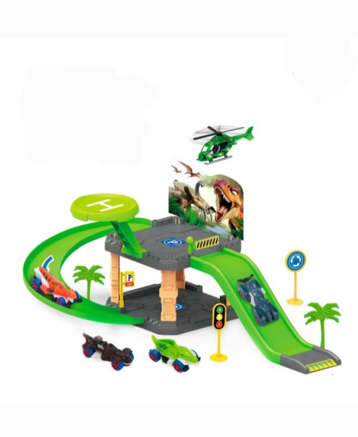 Brinquedo Pista Estacionamento Garagem Policia Hotwheels