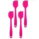 4 Espátulas 27 Cm Pão Duro Silicone Maciço Reforçada