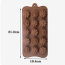 Molde de Silicone Para Chocolate e Bombom Rosa