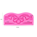 Molde de Silicone Laço Arabesco Babado Floral