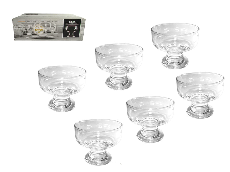 Kit 6 Taças Vidro Bowl Doces Sorvete Sobremesa Cozinha