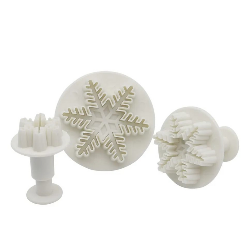 Ejetores Para Confeitaria Cortador de Flocos de Neve