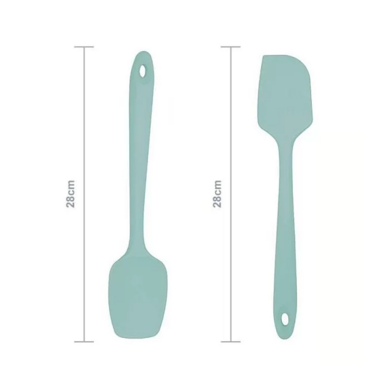 Kit Espátulas e Pegador em Silicone 5 Peças