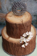 Molde de Silicone Para Confeitaria e Biscuit Casca de Árvore