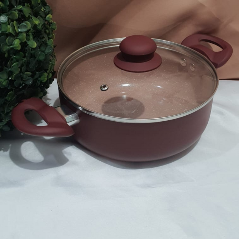 Jogo 5 Pçs de Panelas com Revestimento Cerâmica Indução