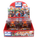 Boneco Play Box Bombeiro Fire Fighter Brinquedo Blocos