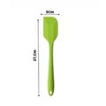 5 Espátulas 27 Cm Pão Duro Silicone Maciço Reforçada