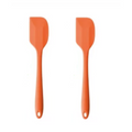 2 Espátulas 21 Cm Pão Duro Silicone Maciço Reforçada