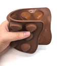 Forma Molde de Silicone Conchas Chocolate Doce