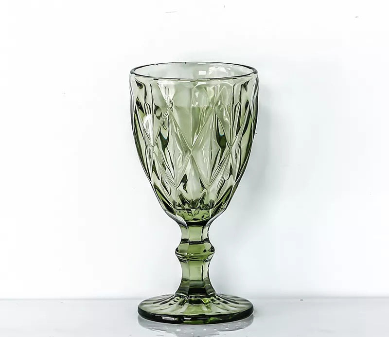 Jogo de Taças Vidro Primeira Linha Vinho Agua Linha Diamond