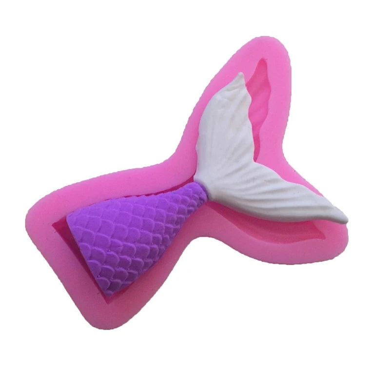Molde de Silicone Para Confeitaria e Artesanato Rabo de Sereia F 280