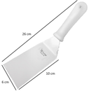 Kit 3 Espátulas Aço Inox Lanche Chapeiro Pizza Cozinha