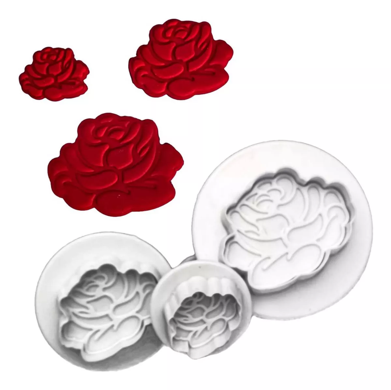 Kit Com 3 Ejetores Cortador De Rosas