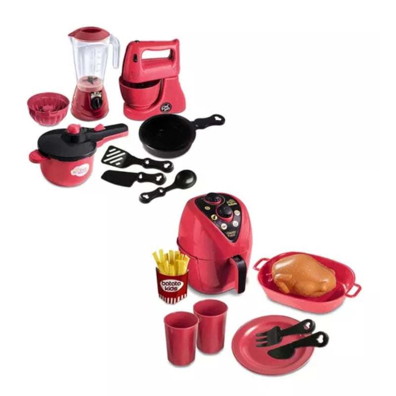 Brinquedo Cozinha Little Chef Kids Air Fryer Infantil Para Crianças
