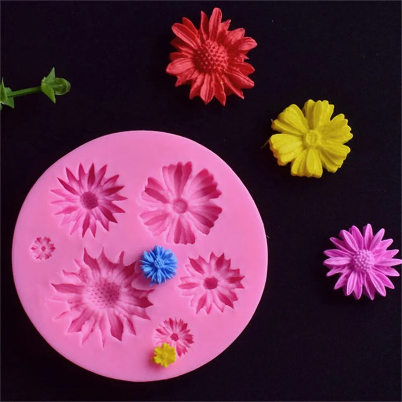Molde de Silicone Para Confeitaria e Biscuit Margarida