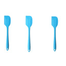 3 Espátulas 27 Cm Pão Duro Silicone Maciço Reforçada