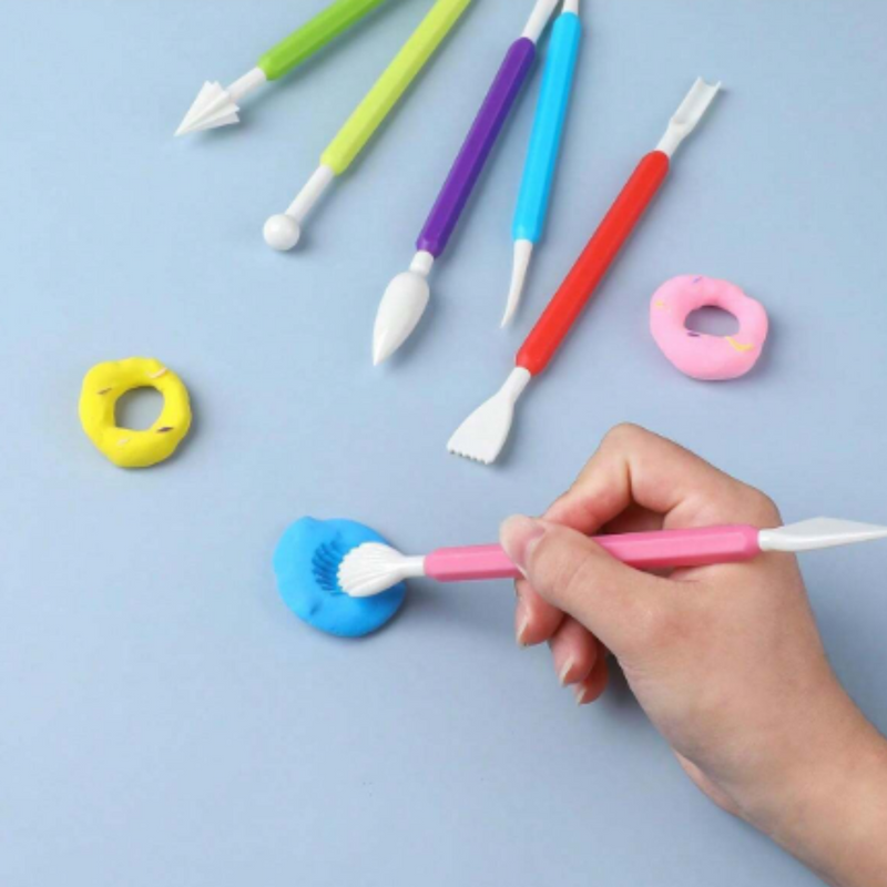 Kit de Estecas Plásticas Para Confeiteiro 9 Peças