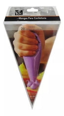 20 Mangas Sacos Descartáveis Para Confeitaria